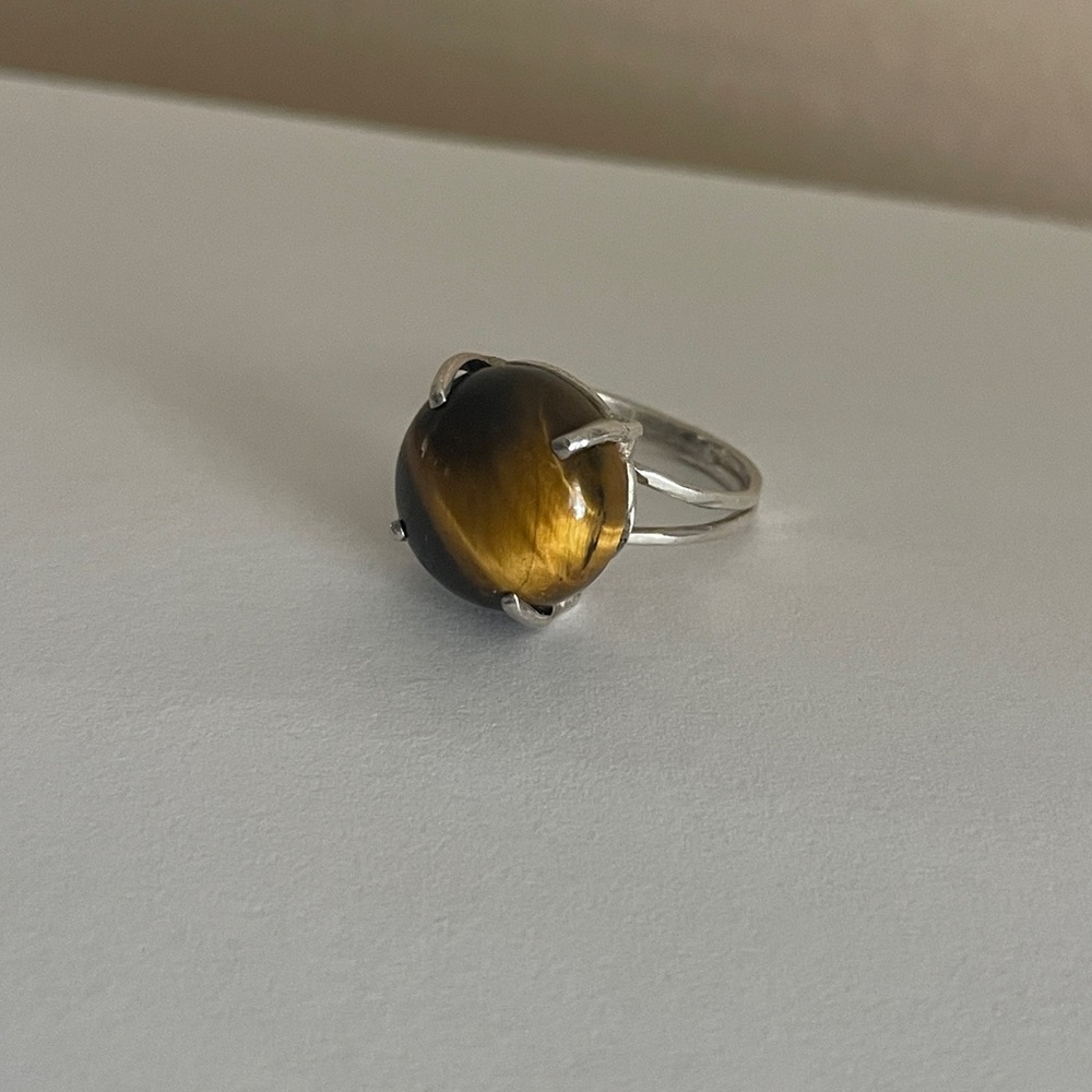 Sterling Silver Tiger Eye Ring
